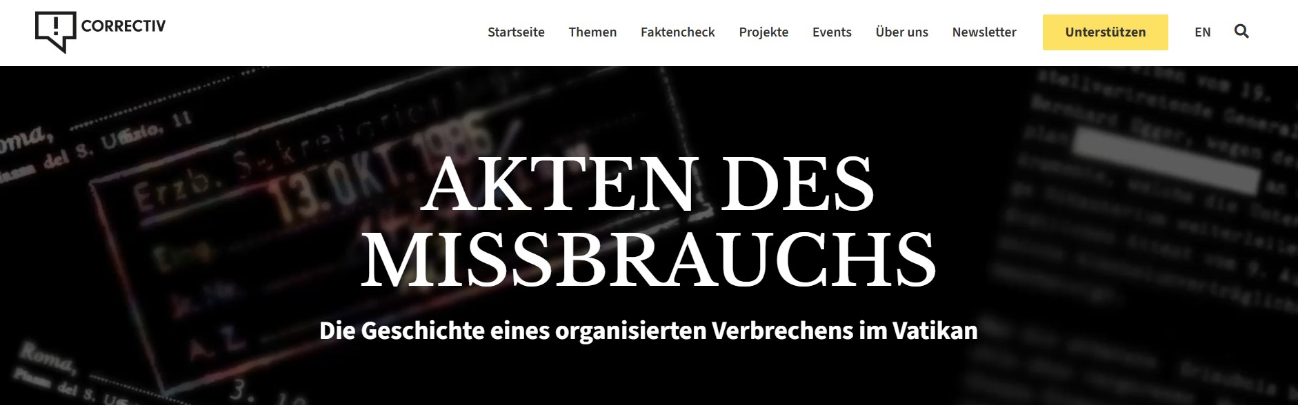 Correctiv-Recherche: Akten des Missbrauchs